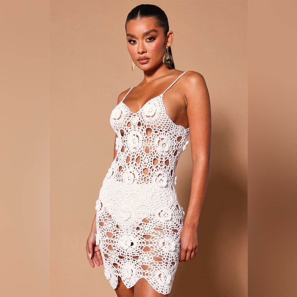Crochet Mini Dress